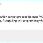 VCRUNTIME140_1.dll error