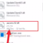 aacenc32.dll error
