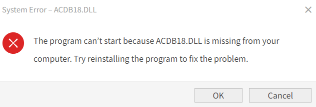 acdb18.dll missing download